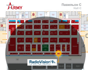 Стенд Радио Вижн на выставке Армия 2017